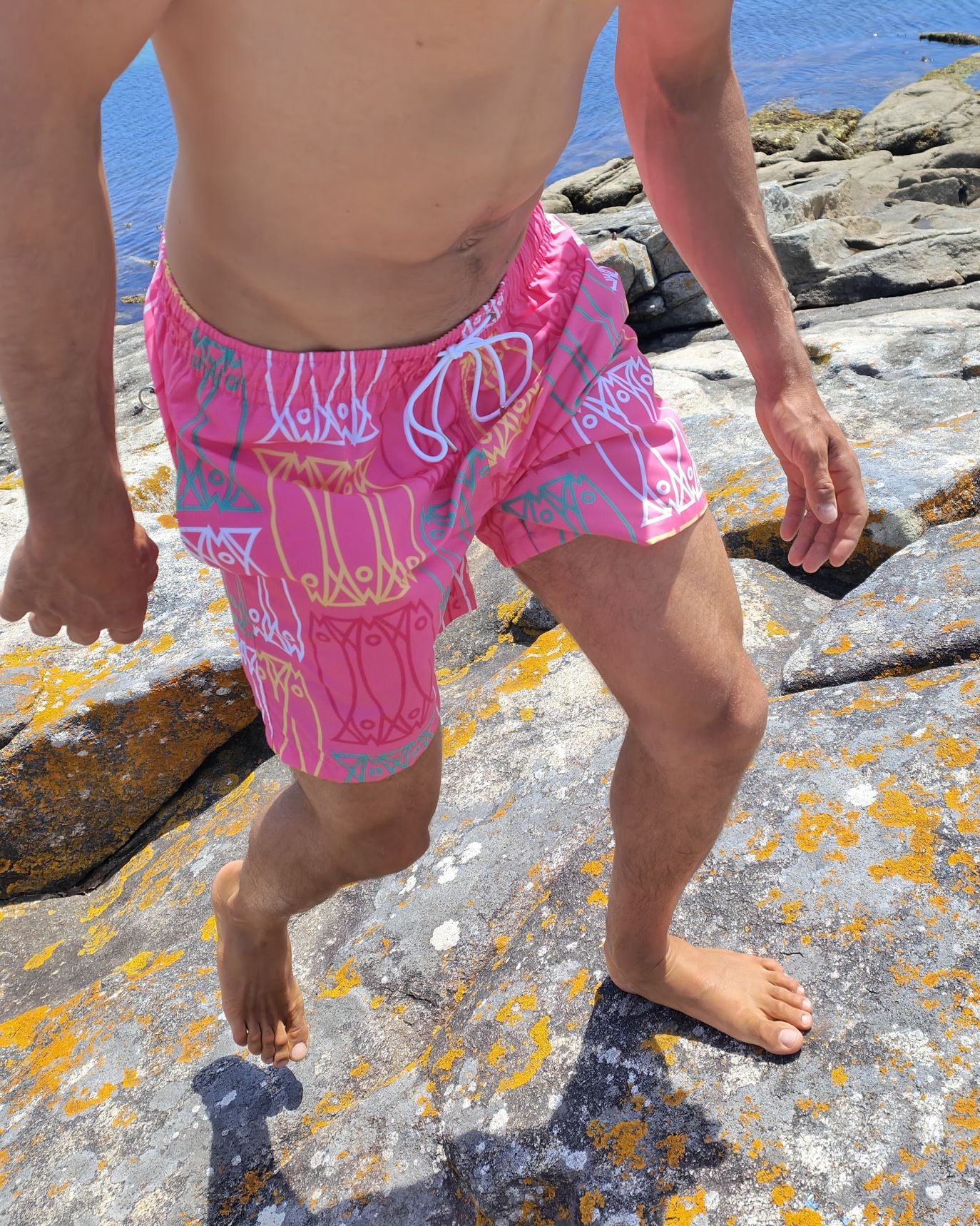 Bañador de Hombre Xouba Rosa