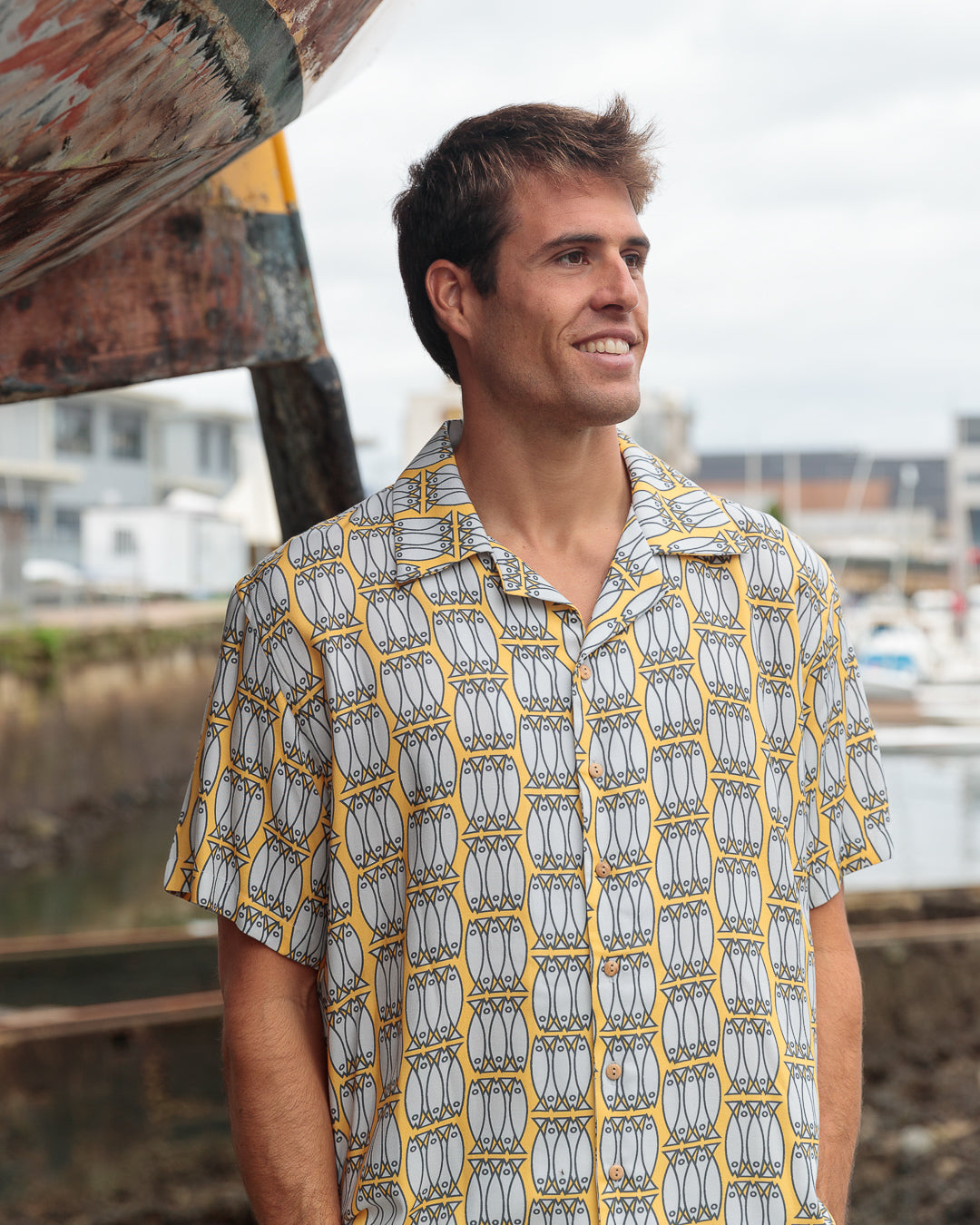 XOUBA - Camisa Bowling Galoha
