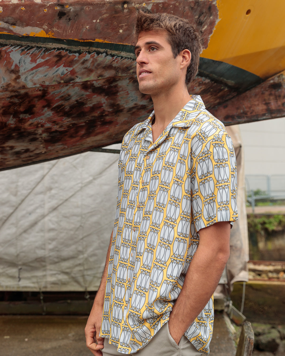 XOUBA - Camisa Bowling Galoha