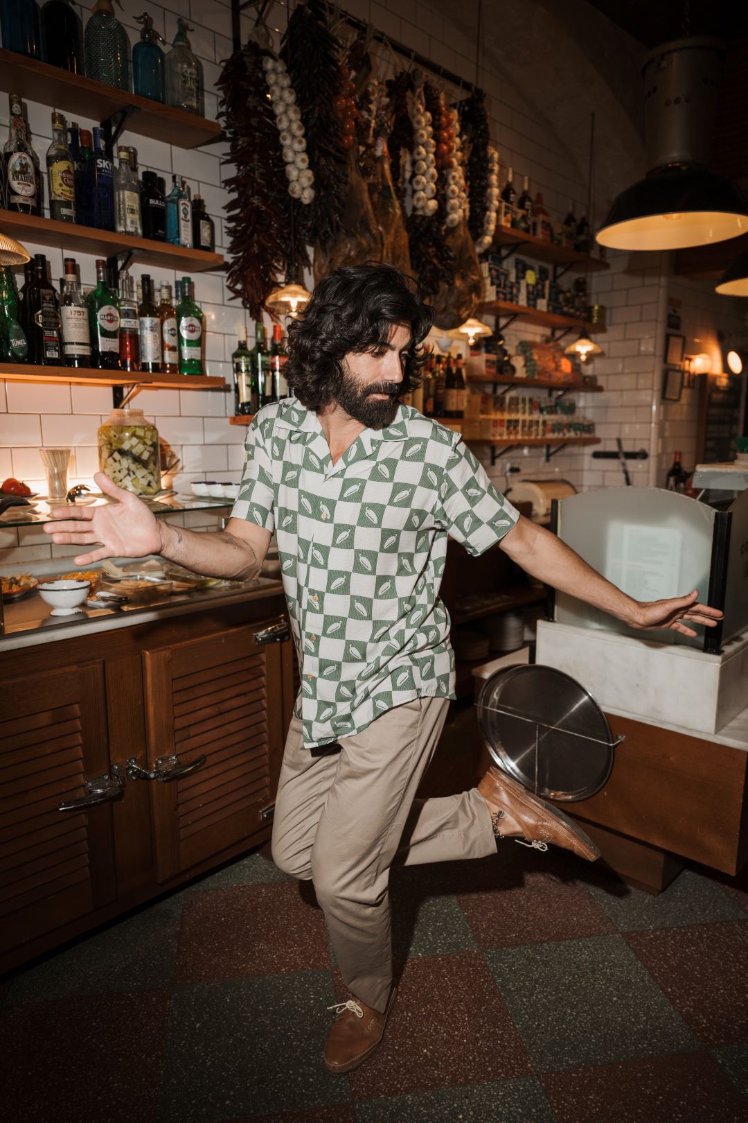 PEMENTOS- Camisa Bowling Galoha