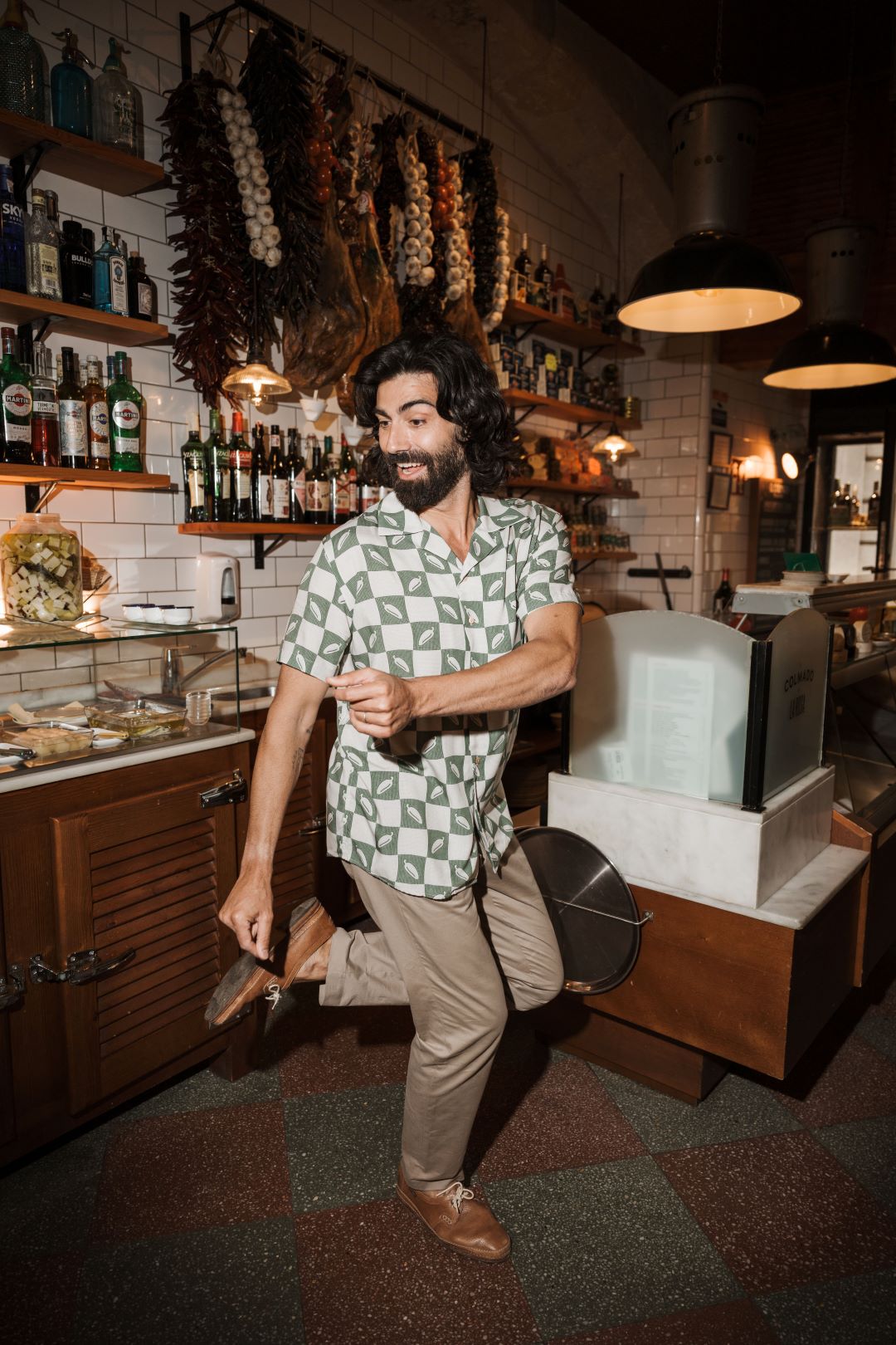 PEMENTOS- Camisa Bowling Galoha