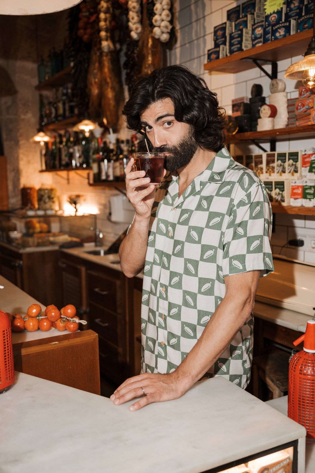PEMENTOS- Camisa Bowling Galoha