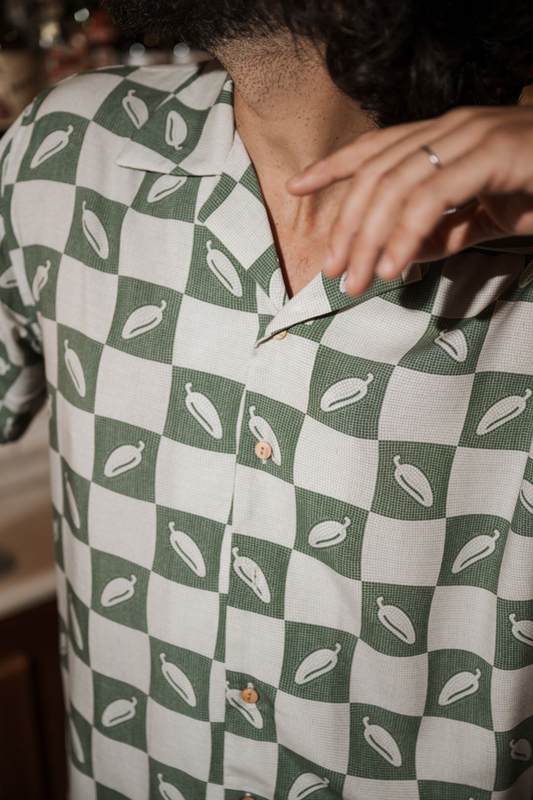 PEMENTOS- Camisa Bowling Galoha