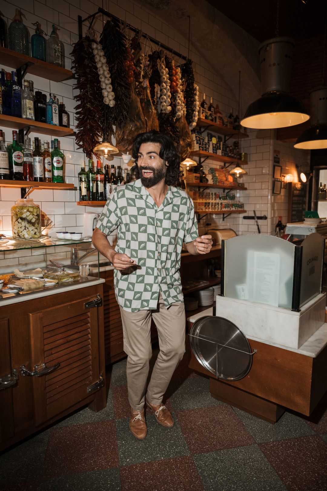 PEMENTOS- Camisa Bowling Galoha