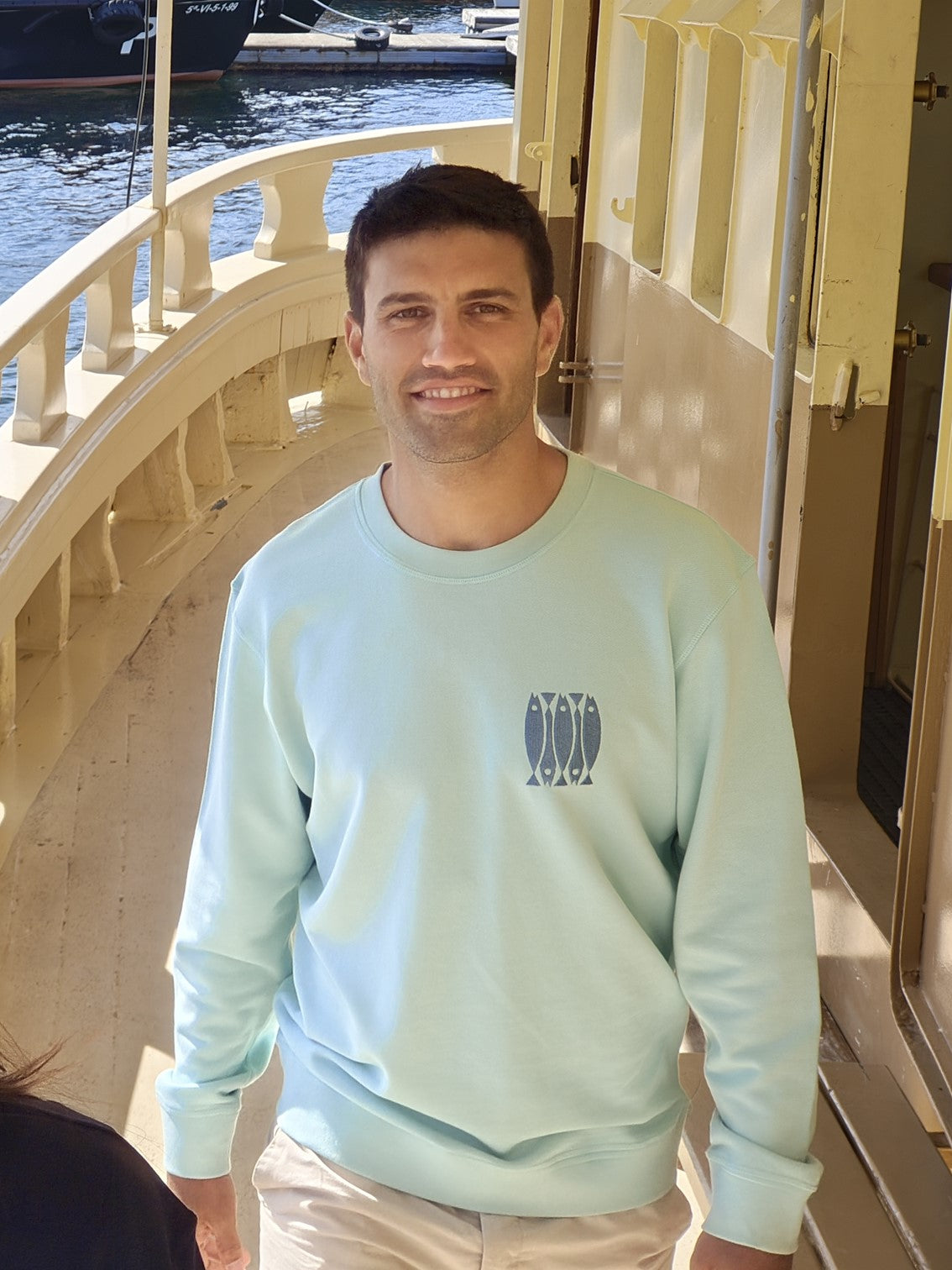 Xoubas Unisex Sweatshirt Aqua Green