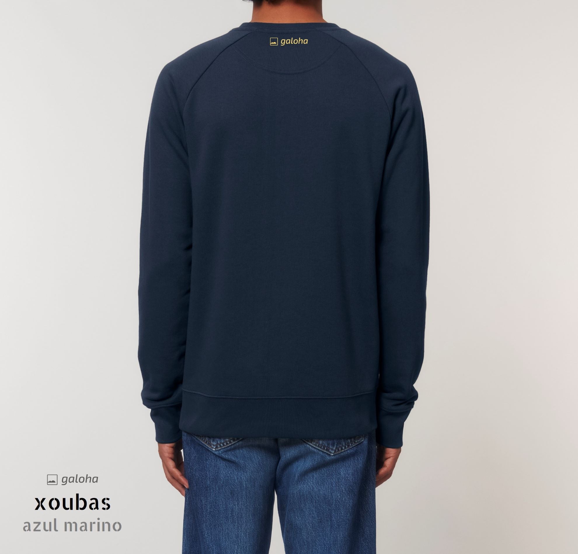 Xoubas Navy Blue Unisex Sweatshirt