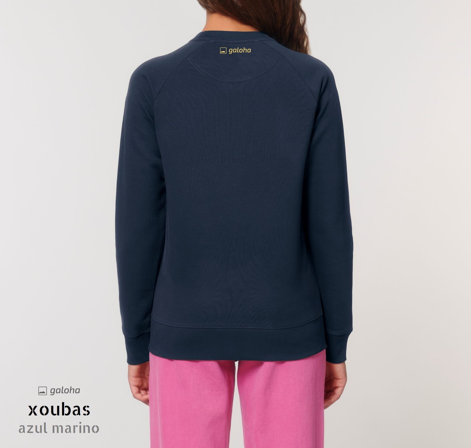 Xoubas Navy Blue Unisex Sweatshirt