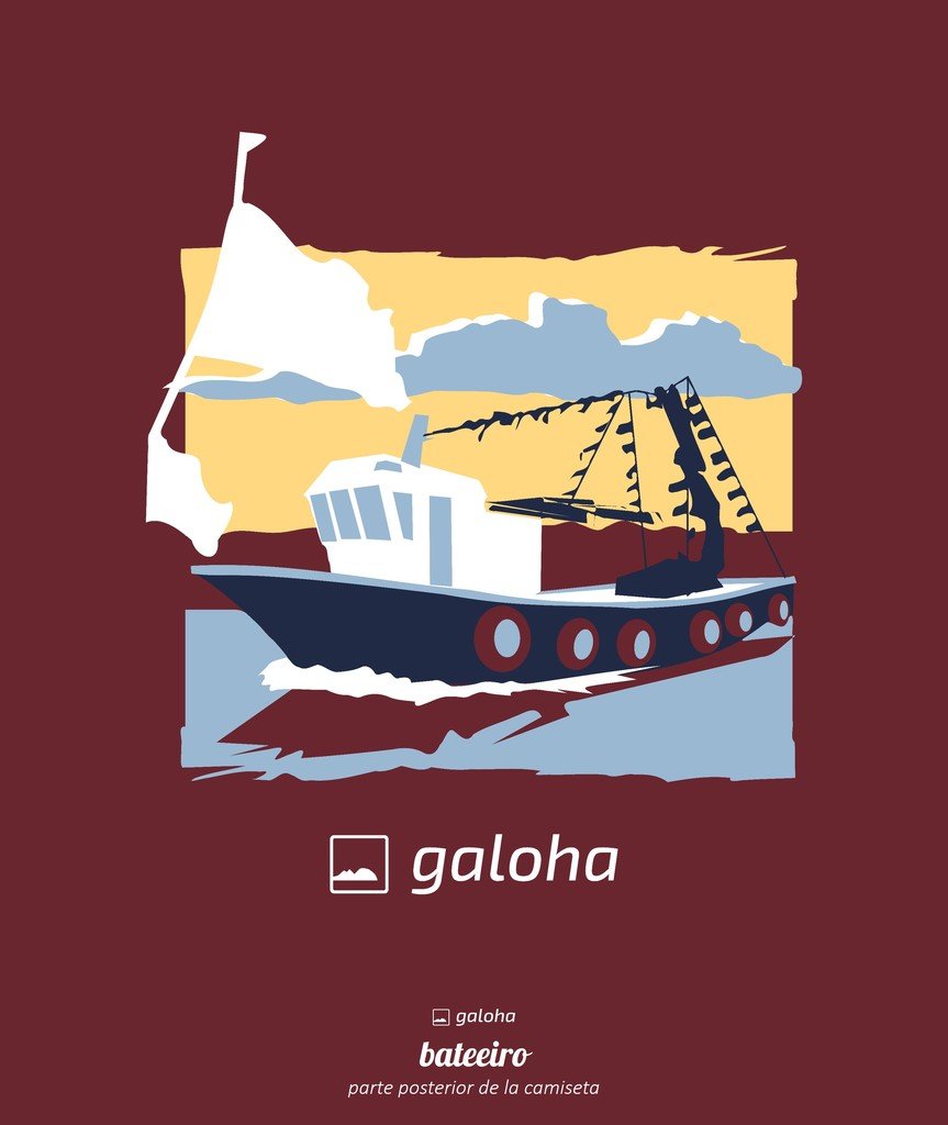 Barco Bateeiro- Camiseta Manga Corta