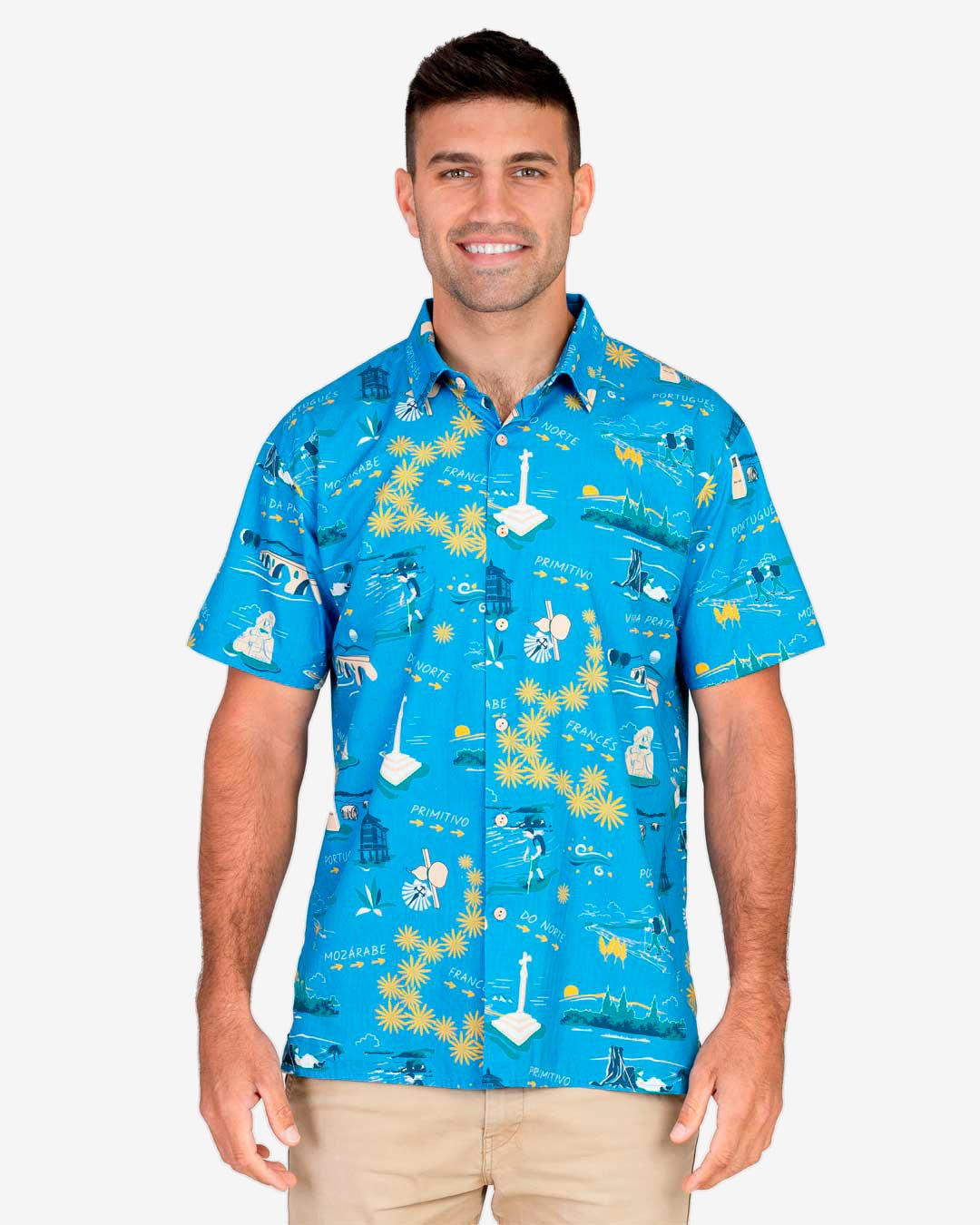 CAMIÑOS Blue - Galoha Shirt