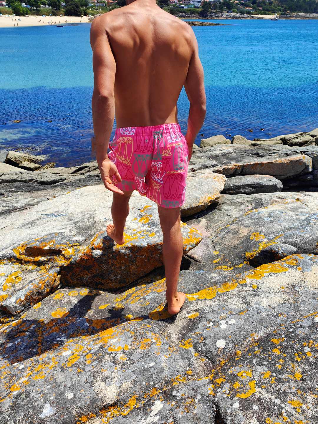 Bañador de Hombre Xouba Rosa