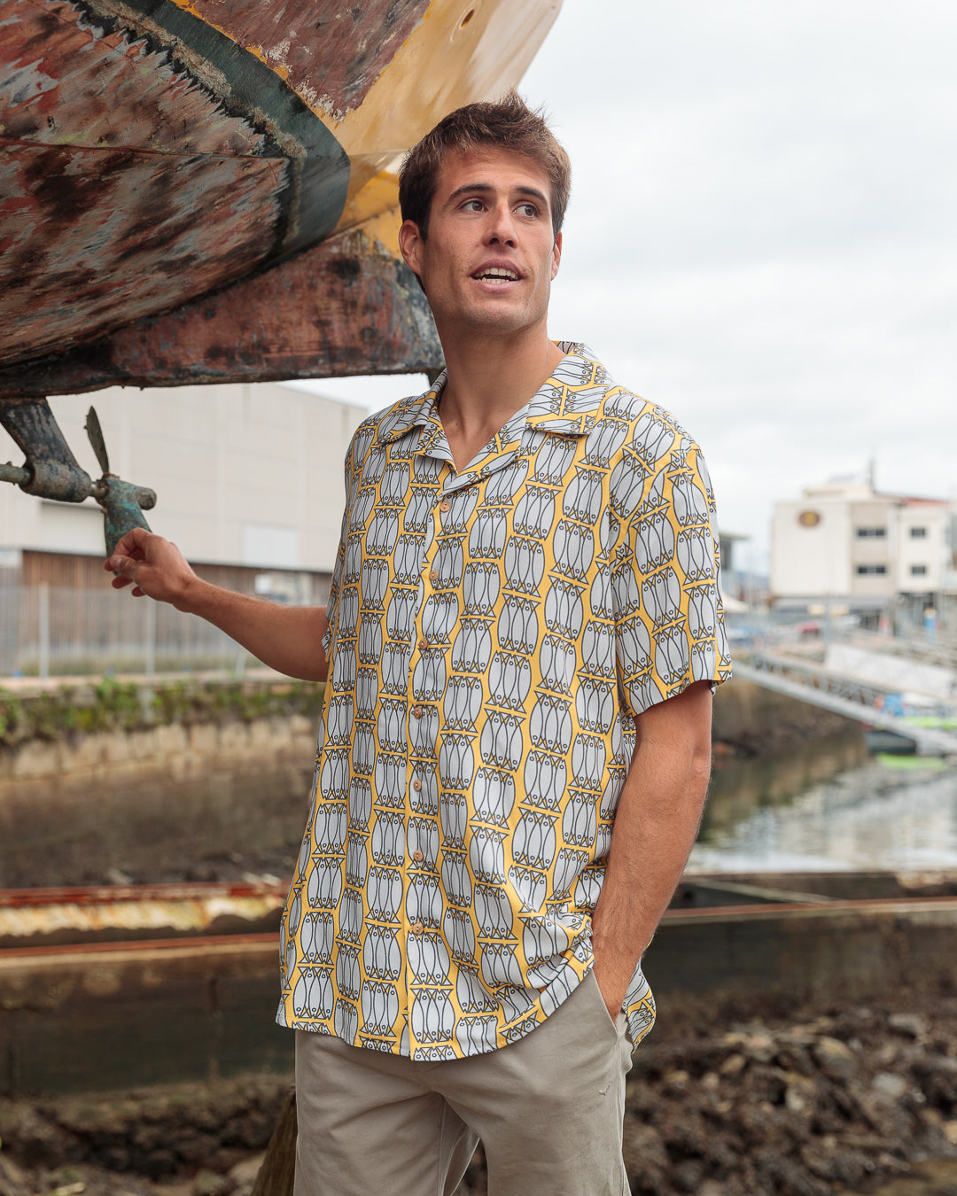 XOUBA - Camisa Bowling Galoha