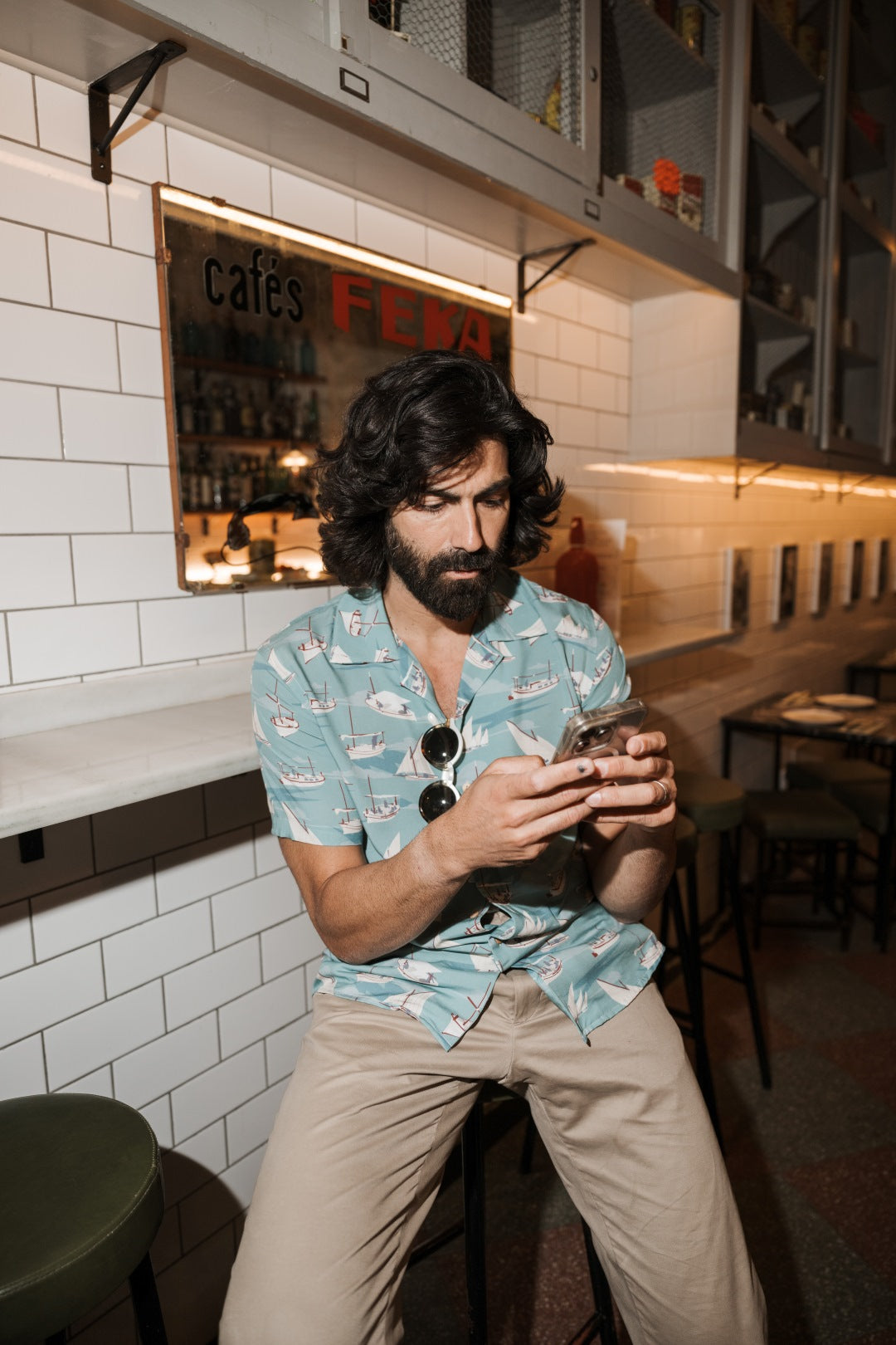 LLAÜT- Camisa Bowling Galoha