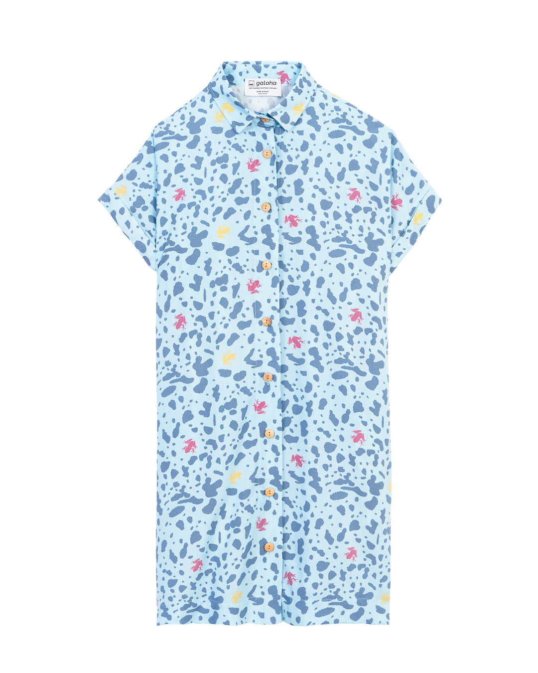 Vestido Camisero Ferreret Azul