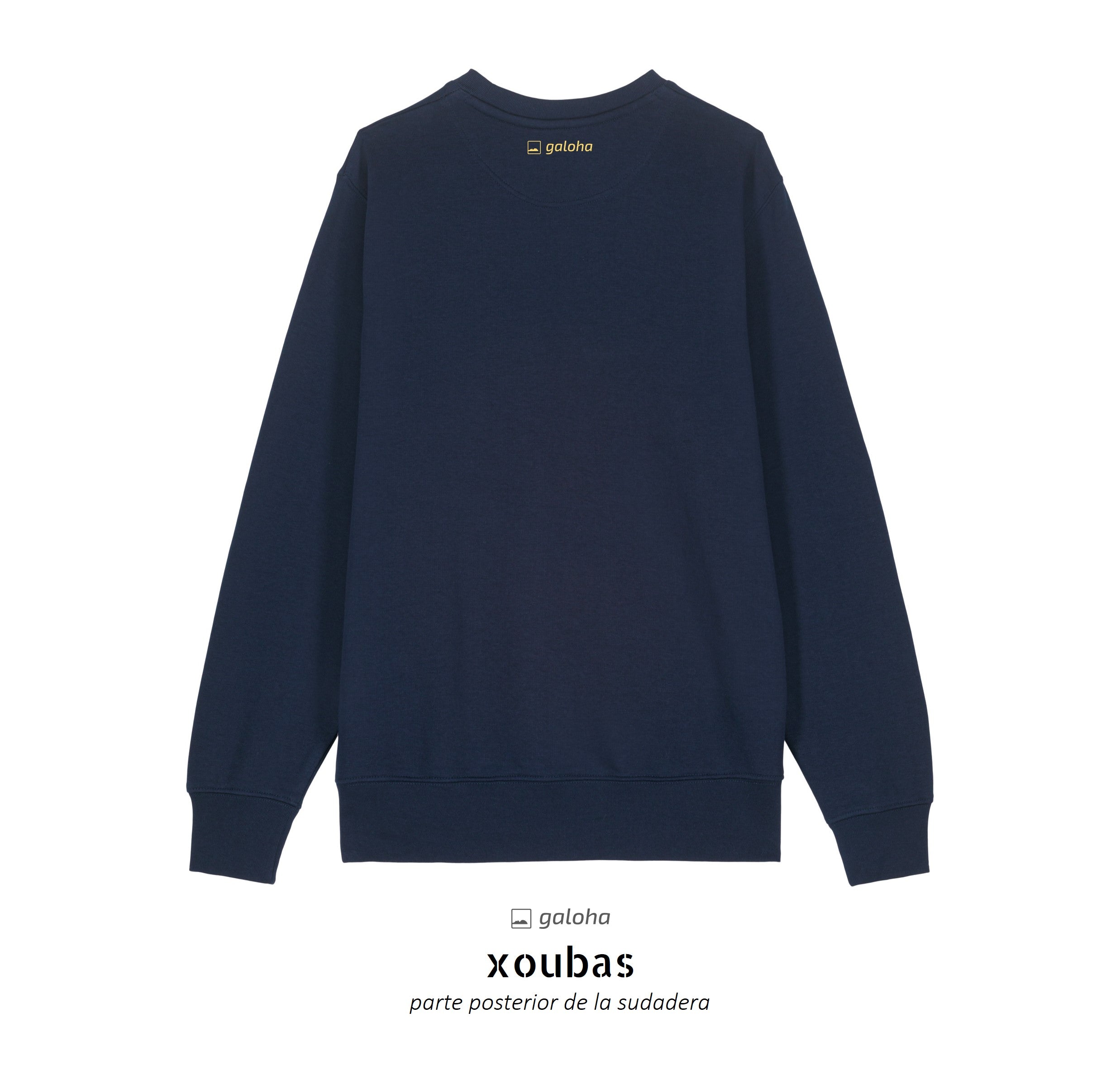Xoubas Navy Blue Unisex Sweatshirt