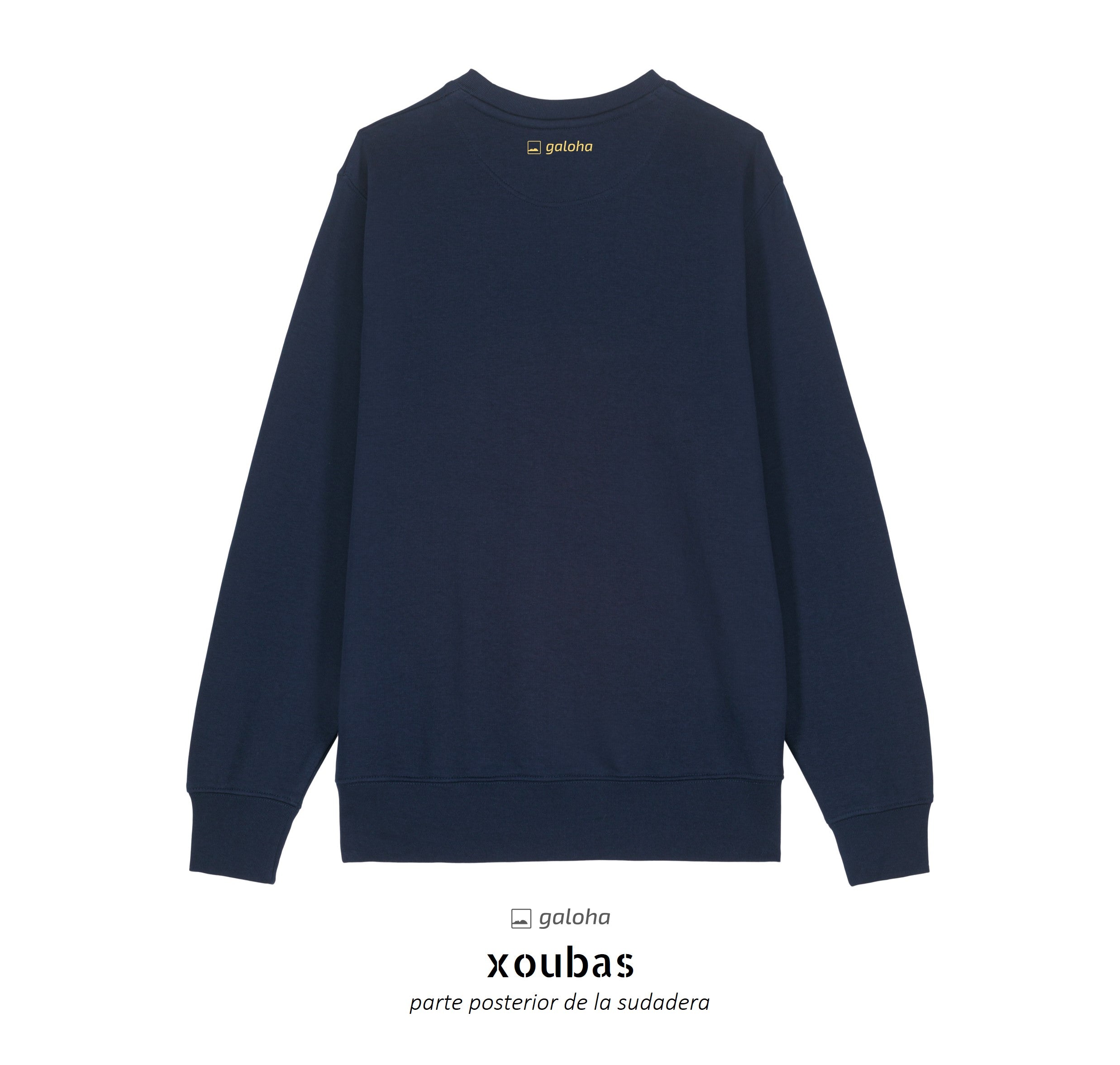 Xoubas Navy Blue Unisex Sweatshirt