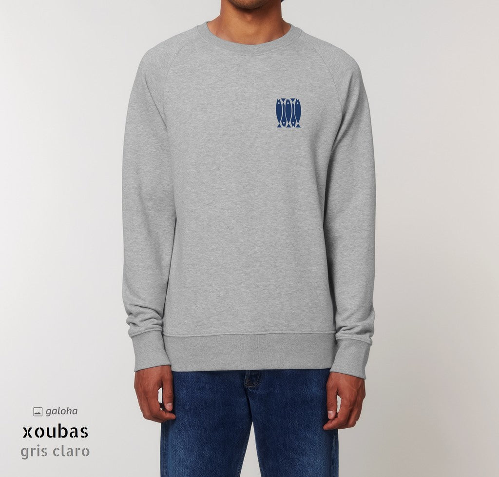 Sudadera Unisex Xoubas Gris